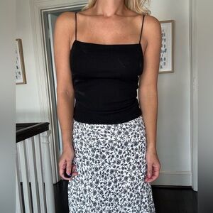 Madewell Black Strappy Camisole Tank Top – Women’s Size Small